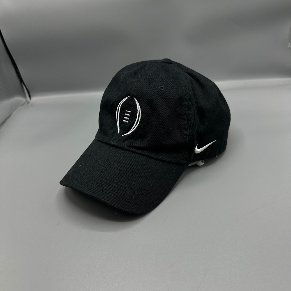 Nike Heritage86 College Football Playoff Hat Mens Black Adjustable Swoosh Cap